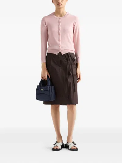 Prada Bow-embellished Tote Bag