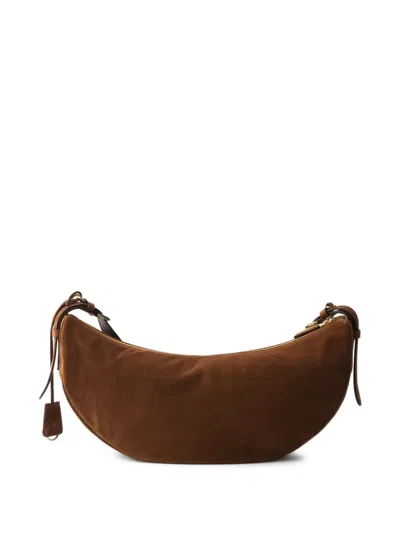 Prada Large Suede Shoulder Bag