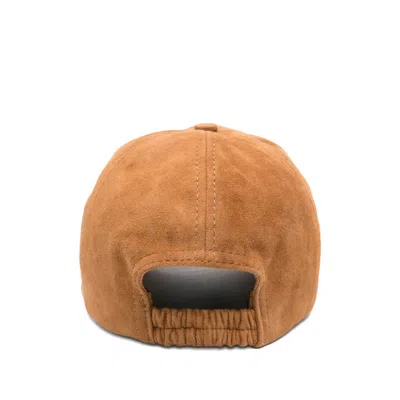 Ba&sh Leather Baseball Cap In Neutral
