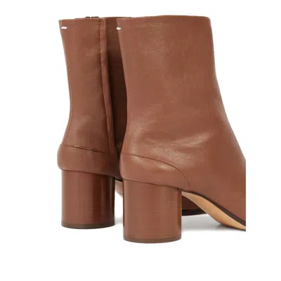 Maison Margiela Coffee-colored Tabi Ankle Boots