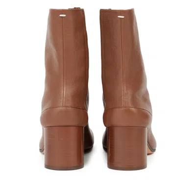 Maison Margiela Coffee-colored Tabi Ankle Boots