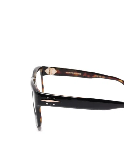 Eyewear By David Beckham Rectangle-frame Glasses In Brown