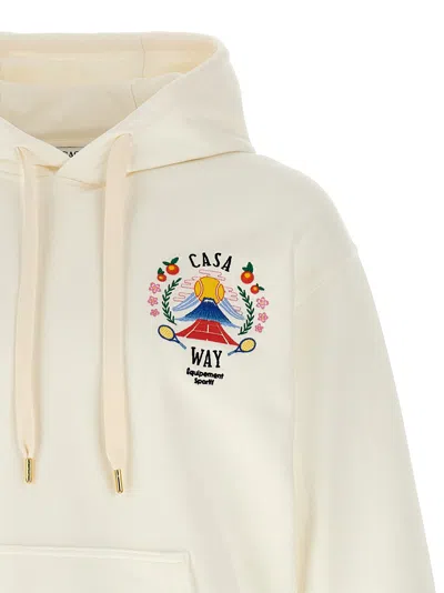 Casablanca Cotton Sweatshirt With Front Pocket And Hood
