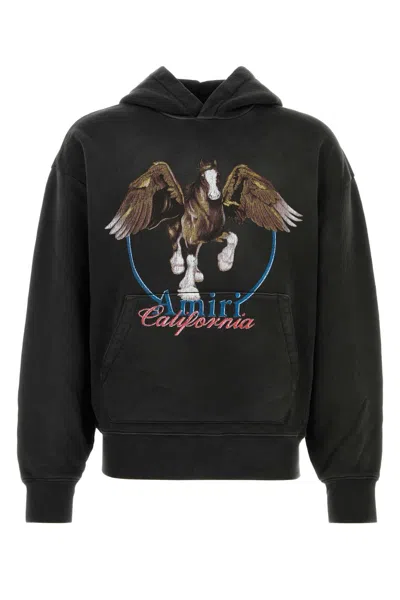 Amiri Graphic Print Hooded Sweater Kangaroo Pocket