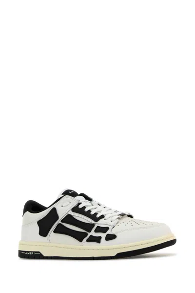 Amiri Men Tow-tone Leather Skel Sneakers