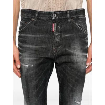 Dsquared2 Straight Fit Trousers With Belt Loops