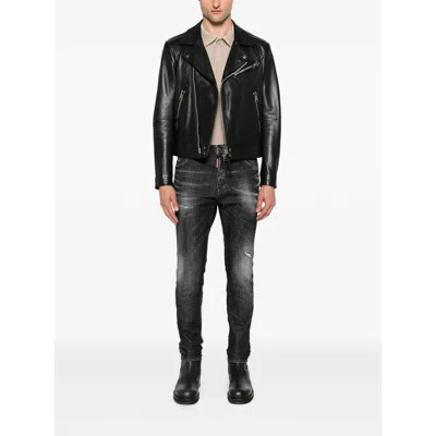 Dsquared2 Straight Fit Trousers With Belt Loops