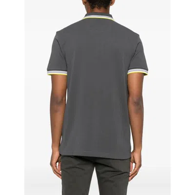 Hugo Boss Boss Grey Polo Shirts Men In Gray