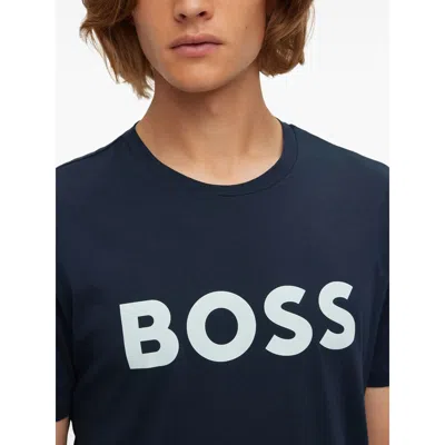 Hugo Boss Boss T-shirt "tiburt" In Blue