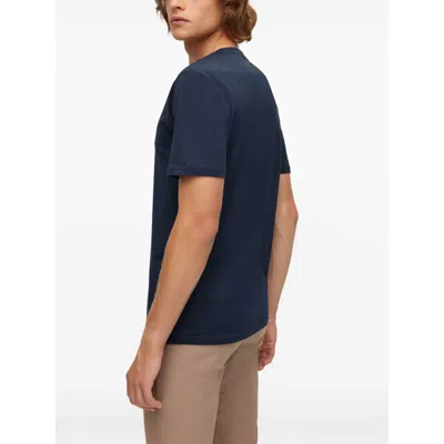Hugo Boss Boss T-shirt "tiburt" In Blue