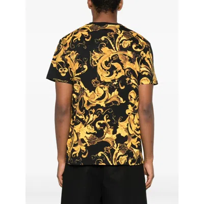 Versace Jeans Couture Cotton T Shirts In Multi