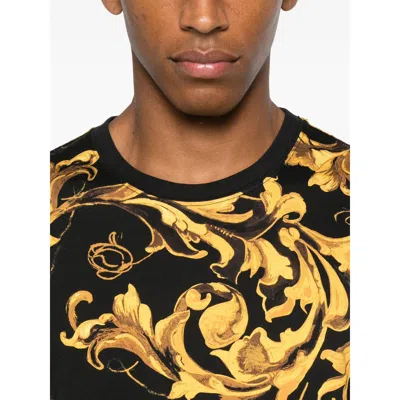 Versace Jeans Couture Cotton T Shirts In Multi
