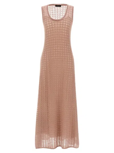Fabiana Filippi Sleeveless Knit Dress Round Neckline