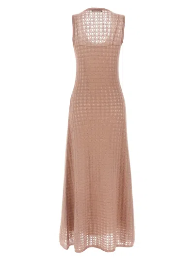 Fabiana Filippi Sleeveless Knit Dress Round Neckline