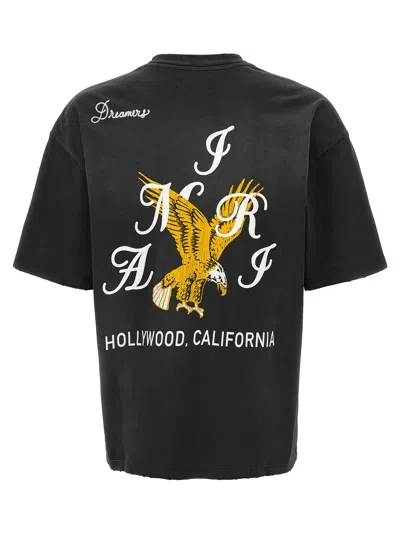 Amiri Eagle Crystal Embellished Oversize Graphic T-shirt