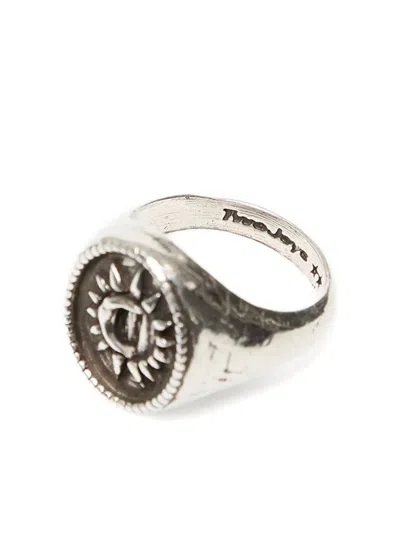 Twojeys Midnight Signet Ring In Metallic