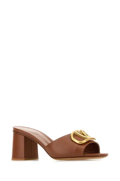 Valentino Vlogo Signature 60mm Patent Sandals