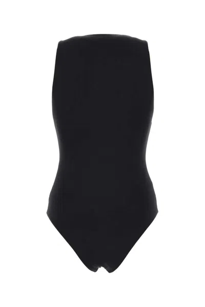 Prada Deep V-neck Swimsuit