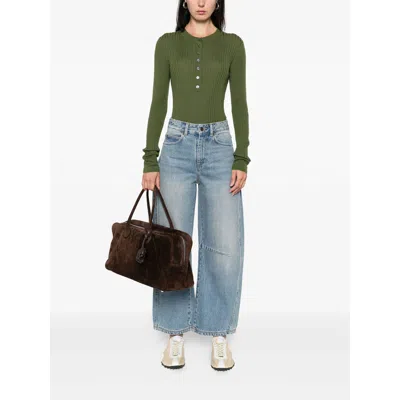 Soeur Cotton Wide-leg Jeans