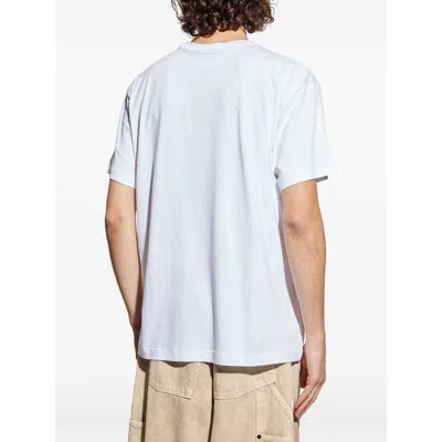 Versace Jeans Couture Logo-print Cotton T-shirt In White