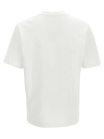 Jacquemus 'le T-shirt Gros Grain' White T-shirt With Logo Patch On The Front In White