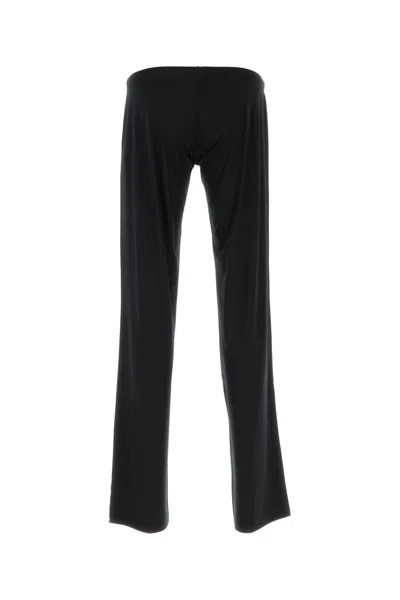 Balenciaga Black Stretch Modal Joggers In Black