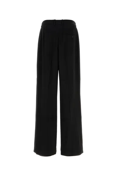 Balenciaga Tailored Wide-leg Pants In Black