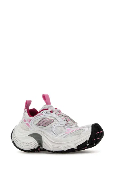 Balenciaga Multicolor Mesh And Rubber 6 Xl Sneakers In White