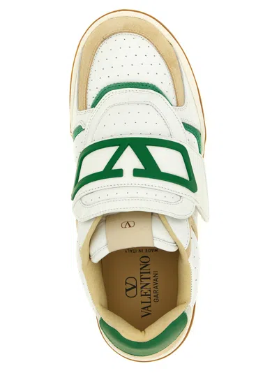 Valentino Garavani Vg Joie De Jouer Sneaker In Nappa Calfskin In White