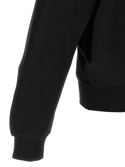 Jacquemus The Gros Grain Zip-up Hooded Sweatshirt In Black