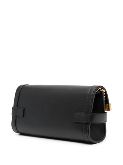 Balmain B-buzz 23 Leather Shoulder Bag