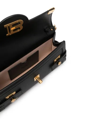 Balmain B-buzz 23 Leather Shoulder Bag