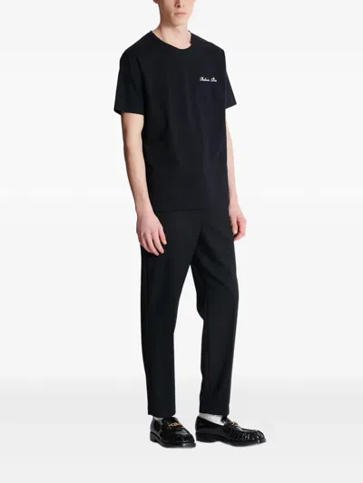 Balmain Iconic T-shirt In Gray