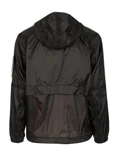 Stone Island Light Hooded Jacket Coats Grey In Gray