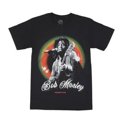 Primitive Dreams Tee X Bob Marley Black Men's T-shirt In Black