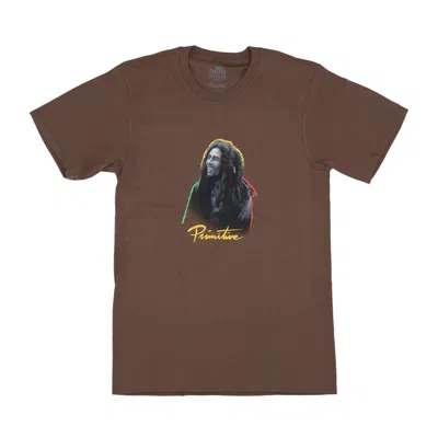 Primitive One Love Tee X Bob Marley Brown Men's T-shirt