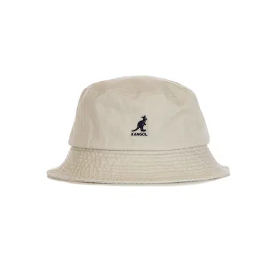 Kangol Men's Washed Bucket Khaki Bucket Hat