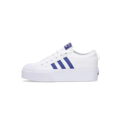 Adidas Originals Nizza Platform W Women's Low Shoe Cloud White/semi Lucid Blue/core Black