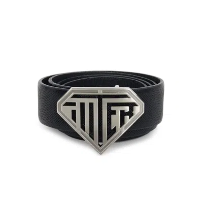 Iuter Belt Men Logo Belt Black