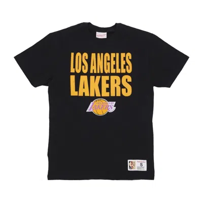 Mitchell & Ness Men's T-shirt Nba Legendary Slub Tee Loslak Original Team Colors In Black
