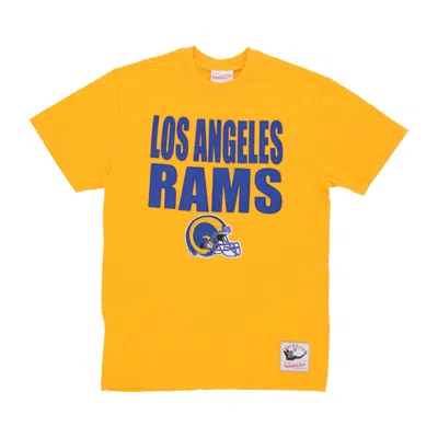 Mitchell & Ness Men's T-shirt Nfl Legendary Slub Tee Losram Original Team Colors In Yellow