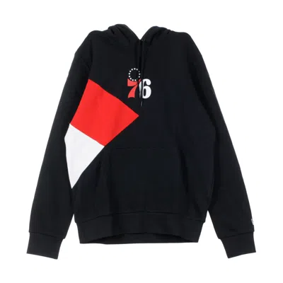 New Era Men's Hoodie Nba Color Block Po Hoody Phi76e In Black