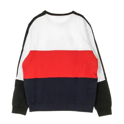 Fila Bravo White Men's Crewneck Sweatshirt In Red