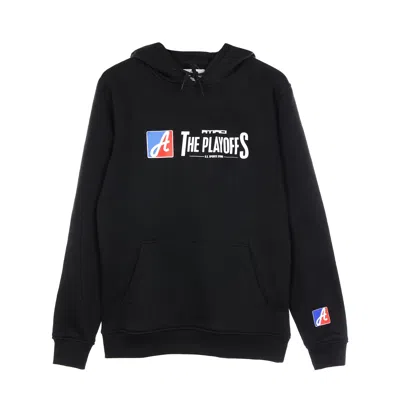 Atipici Men's Hoodie "the Playoffs" Logo Hoodie Black