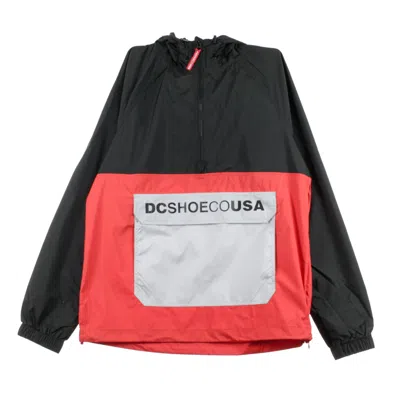 Dc Shoes Sedgefield 2 Men's Pull-on Windbreaker Black/red In Black