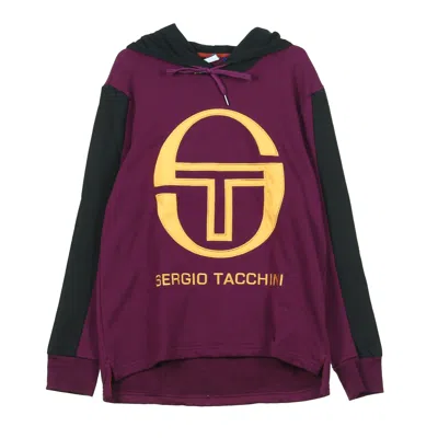 Sergio Tacchini Men's Hooded Sweatshirt Image In Purple