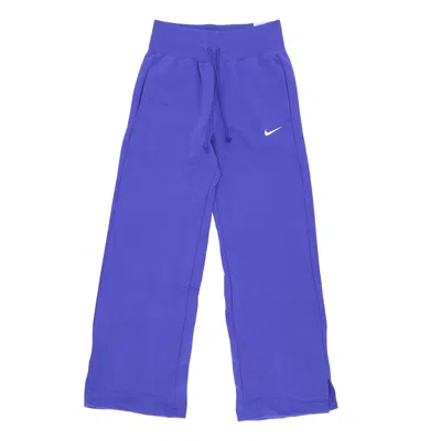 Nike Women's Fleece Tracksuit Pants W Sportswear Phoenix Fleece Wide-leg Pant Lapis/sail
