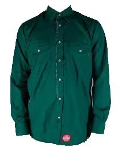 Lobster Long Sleeve Men's  Shirt L/s "denver" Green/flowers