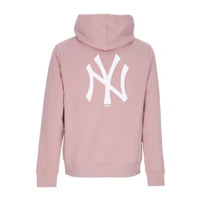 New Era Men's Hoodie Mlb League Essentials Bp Hoodie Neyyan Rose/white In Pink