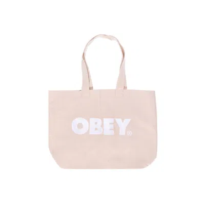 Obey Women's Canvas Tote Bag Natural/white